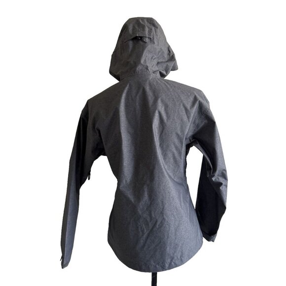 Helly Hansen Nari 2.5L Waterproof Jacket Packable Sz Small Grey Hooded 62996 - Picture 4 of 13